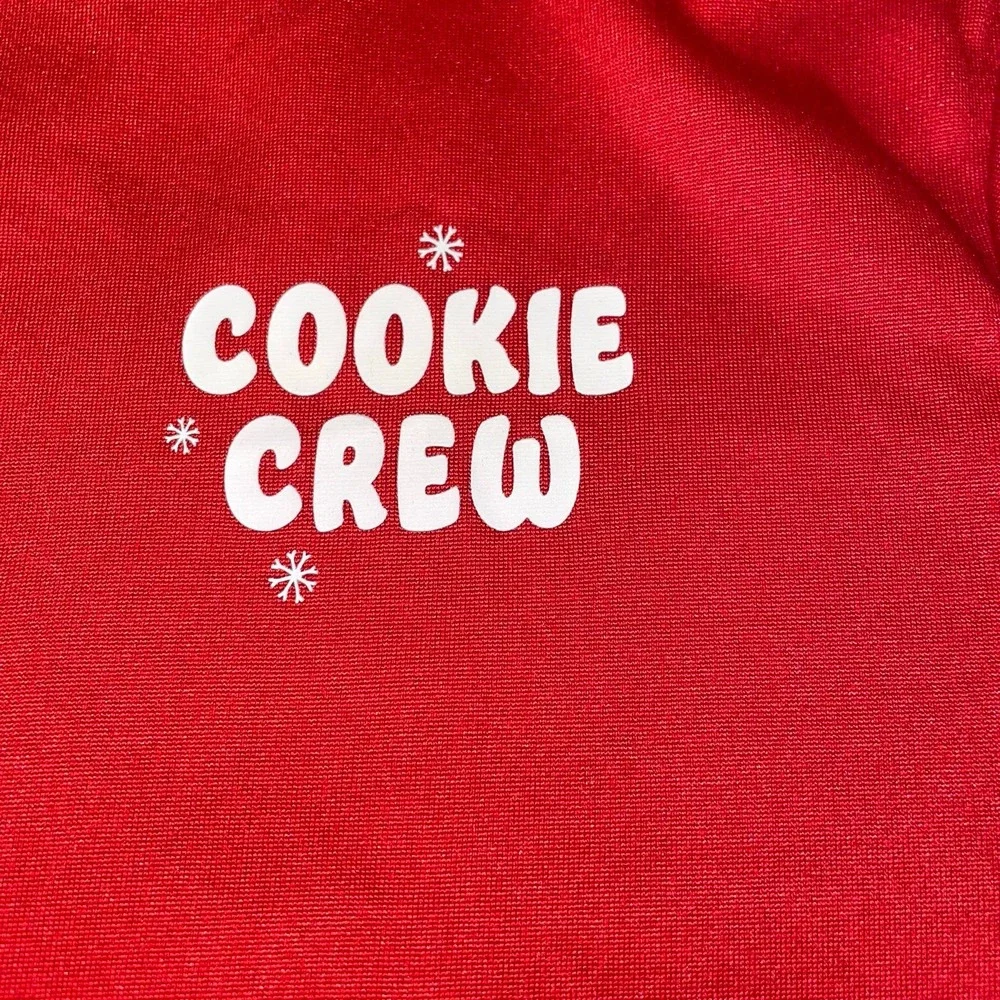 Wondershop‎ Kids Red Cookie Crew Pajama Top Short Sleeve Sleep Shirt S 6/7 NWT